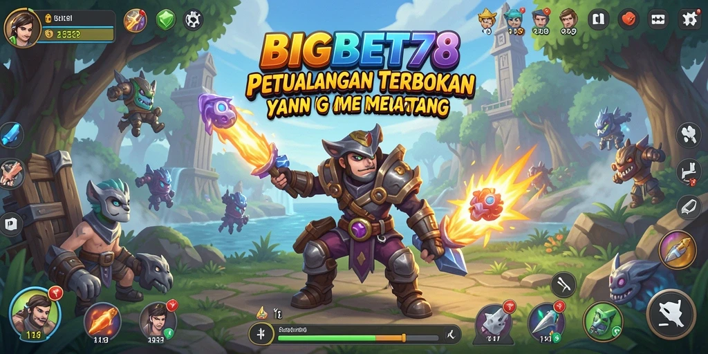Screenshot utama BIGBET78 menunjukkan petualangan Open World yang mendebarkan.