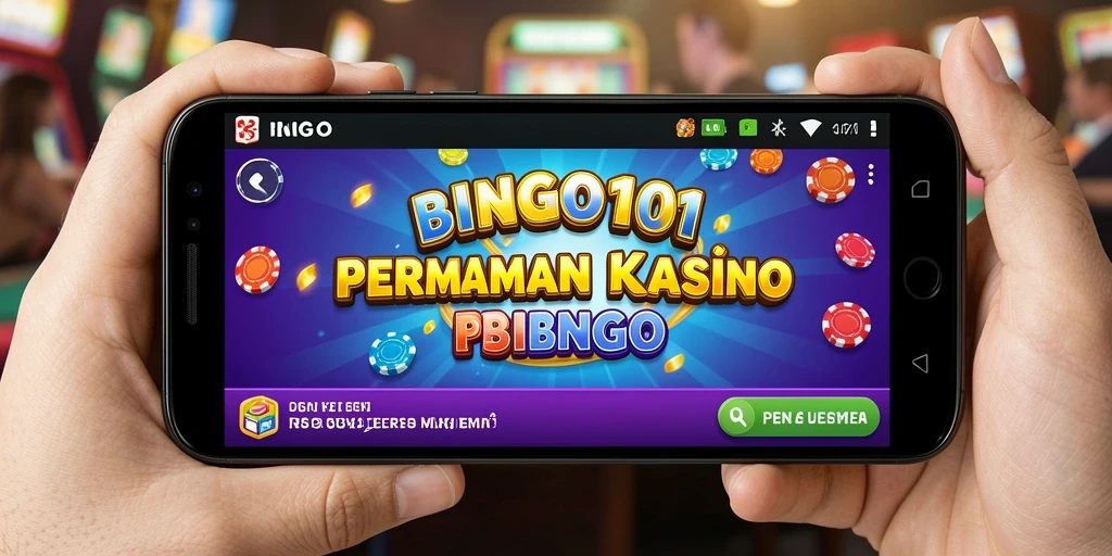Tampilan seru permainan BINGO101 dengan kartu bingo yang penuh warna.
