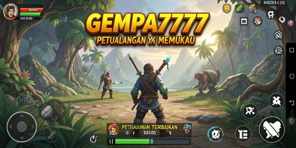 Tampilan gameplay GEMPA777 dalam dunia Open World yang menampilkan kebebasan eksplorasi.