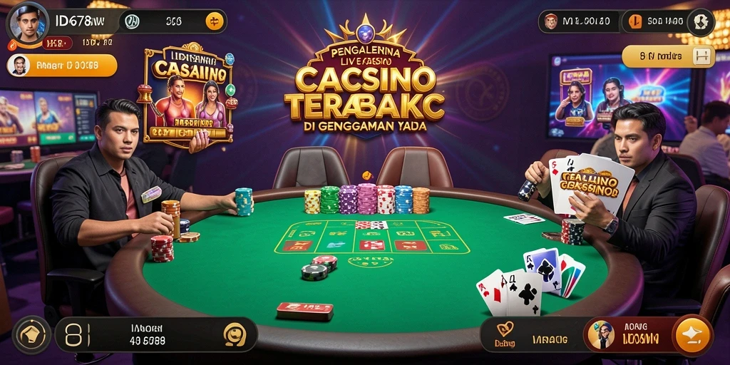 Gameplay Live Casino ID678 yang seru dan interaktif.