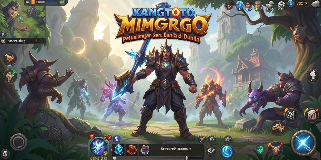 Gameplay KANGTOTO yang seru dan menantang di dunia MMORPG.