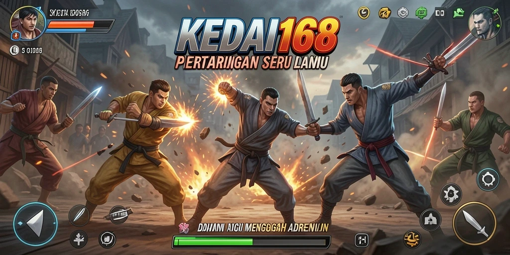 Tangkapan layar KEDAI168 menampilkan momen aksi mendebarkan dalam gameplay.