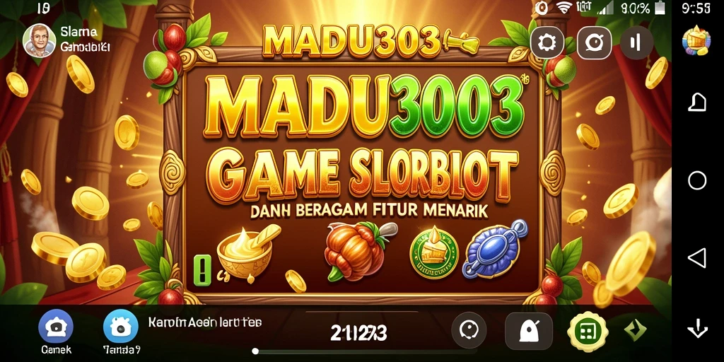 Tampilan menarik dari gameplay Slot MADU303 yang mengasyikkan.