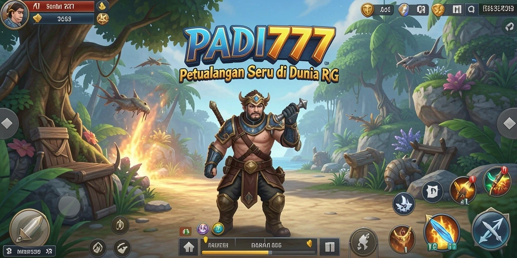 Screenshot utama gameplay PADI777 yang menarik dan mendebarkan.