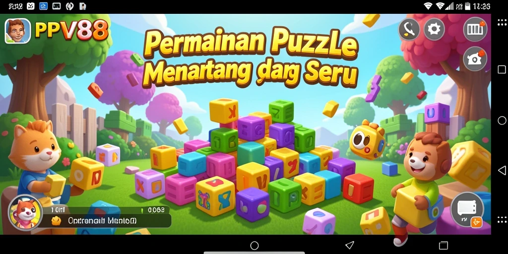Tampilan gameplay seru dari PPV88 dengan puzzle menantang.