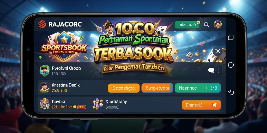 Tampilan screenshot utama RAJACORC menampilkan antarmuka taruhan yang menarik dan informatif.