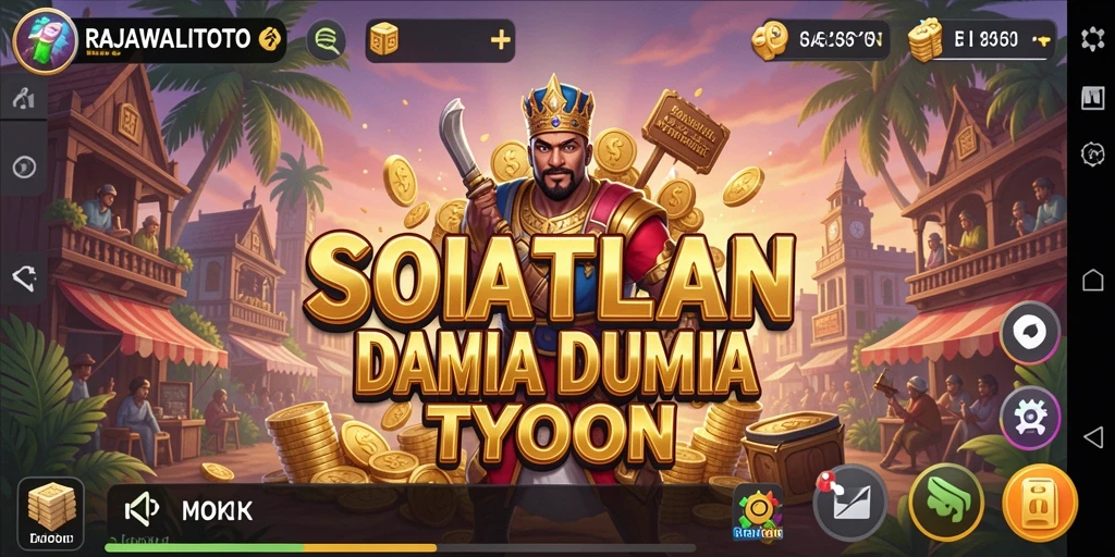 Tampilan menarik dari gameplay Tycoon RAJAWALITOTO.