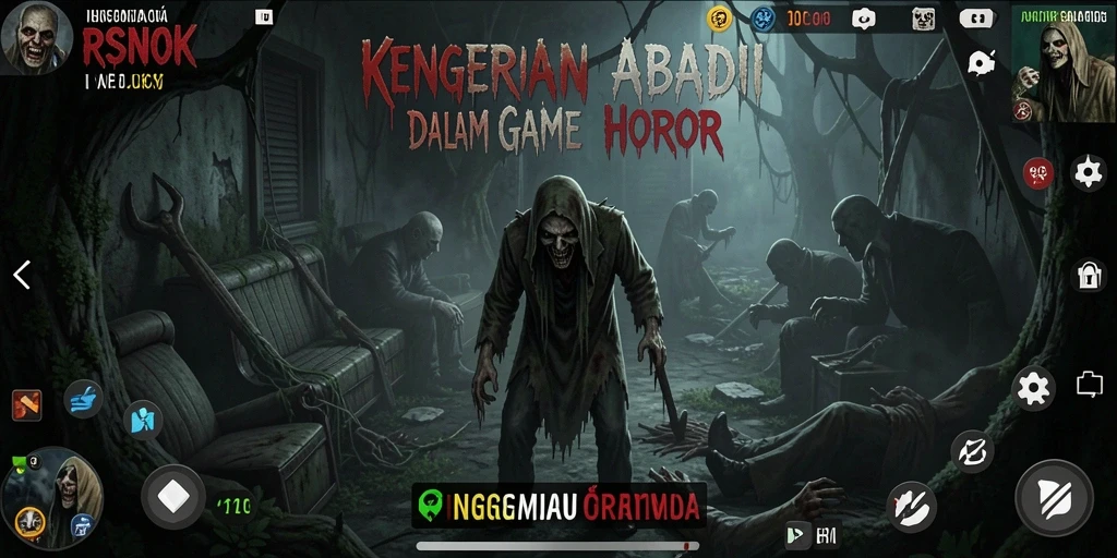Tangkapan layar menampilkan gameplay mencekam dari RSNOK.