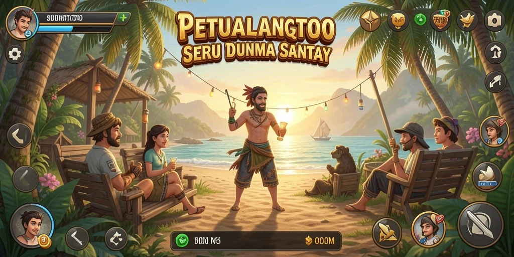 Tangkapan layar menunjukkan gameplay seru dan karakter menawan SEDUNIATOTO.