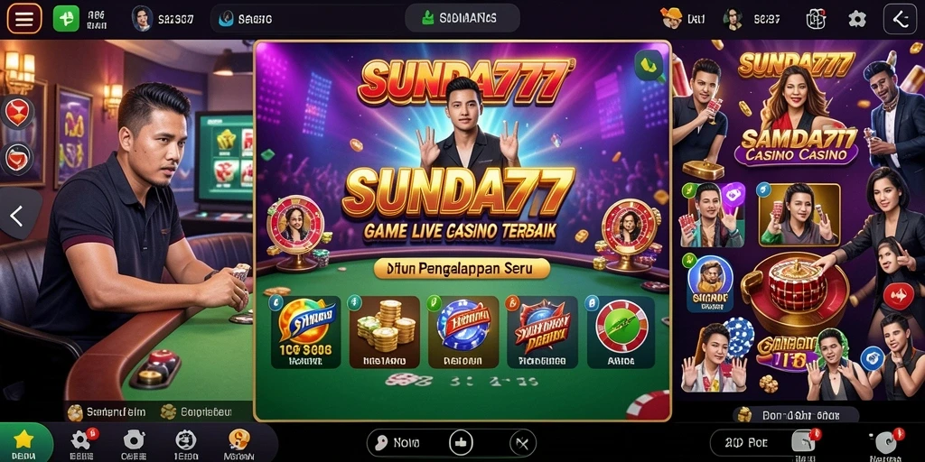 Tampilan gameplay SUNDA777 yang mendebarkan dan interaktif.